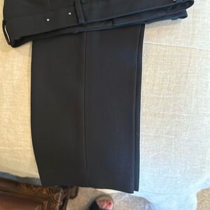 Ann Taylor 10P black straight leg suit pants